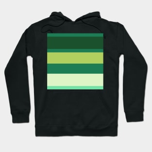 A shocking assortment of Salem, Seafoam Blue, Very Light Green, Cal Poly Pomona Green and June Bud stripes. Hoodie